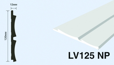Панель LV125 NP HI WOOD 120 мм х 12,0мм х 2,7м.  (16 шт.)